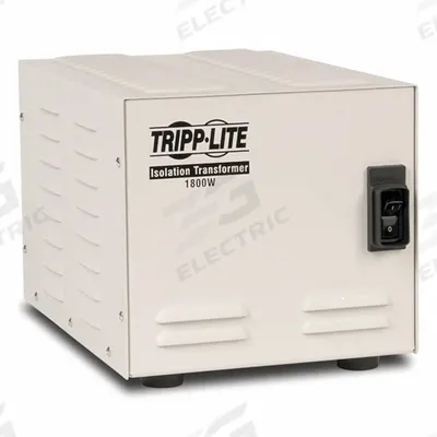 TRIPP LITE Isolation Transformer: 1,800 W Power Rating, 120V, 120V AC, 5-20P, 5-20R - Hospital Grade Isolation Transformers