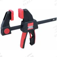 BESSEY Trigger Clamp: Soft-Touch Grooved, 12 in Max Jaw Opening, 6 1/4 in to 17 3/4 in, One Handed (MPN EHKL12). Key specifications — attr663922: BESSEY.