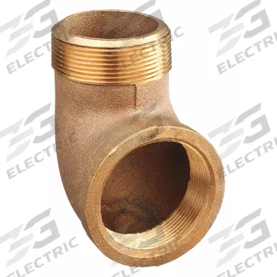 APPROVED VENDOR Metal Pipe Elbow: 90° Elbow, 1 1/4 in x 1 1/4 in, Brass - Low-Pressure Threaded Pipe Fittings