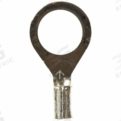 3M Ring Terminal: Bare, 5/16 in Stud Size, 16 AWG to 14 AWG Wire Sizes - Non-Insulated Ring Terminals