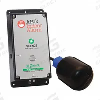 ZOELLER Water Alarm: High Level, 115V AC, Manual, 87 dB, Audio/Visual, 1 Alarm Inputs, 1 (MPN 10-4012). Key specifications — Brand: ZOELLER; Nameplate Voltage: 115V AC; Manufacturer Part Number: 10-4012; Switch Type Included: Tether Float; Battery Backup: Yes.