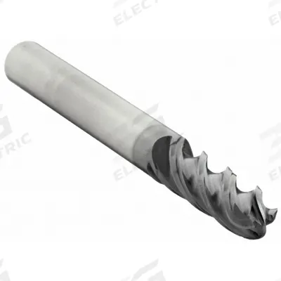 WIDIA HANITA Ball End Mill: Carbide, AlTiN Coated, 4 Flute, 1/8" Mill Dia, 1/2" LOC - Fast-Cutting Carbide Ball End Mills for Steel & Cast Iron