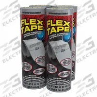Roof Repair Tapes, Tools & Supplies: 12 in W, 10 ft L, 39 mil Thick, Gray, Rubber (MPN TFSGRYR1210). Key specifications — UV Protected Material: Yes; Color: Gray; Brand: FLEX SEAL; Compatible Surface Material: Glass; Material: Rubber.