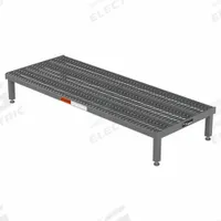 APPROVED VENDOR Work Platform: 14 in Platform Ht - Max, 24 in Platform Wd, 60 in Platform Dp, Steel (MPN AHW-H-2460). Key specifications — Brand: APPROVED VENDOR; Color: Gray.