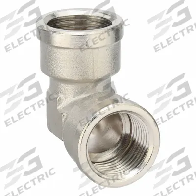 LEGRIS Metal Pipe Elbow: 90° Elbow, 1/2 in x 1/2 in - Threaded Medium-Pressure Pipe Fittings