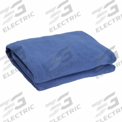 MEDSOURCE Emergency Blanket: Polyester, Blue, 60 in Wd - Standard Disposable Blankets