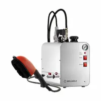 RELIABLE Pressurized Steam Cleaner With Wand: 6 hr Steam Time, 12 1/4 in Overall Lg, No Auto Shutoff (MPN 6000BU-3800IA). Key specifications — Input Voltage: 120V.