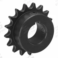 TSUBAKI Single Strand Sprocket: 40, For 1/2 in Chain Pitch, 1 1/8 in Bore Dia, 17 Teeth, Steel (MPN 40B17F-1B). Key specifications — Brand: TSUBAKI.