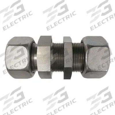 BRENNAN INDUSTRIES Compression Tube Straight: 12 mm OD x 12 mm OD Size - Flareless Bite-Type Steel Compression Fittings