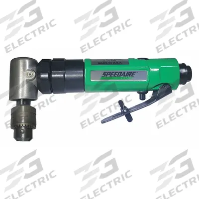 SPEEDAIRE Air-Powered Drill: 3/8 in Chuck, Heavy Duty, 4,000 RPM, 0.4 hp - Pistol-Grip Air-Powered Drills