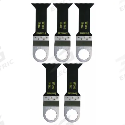 FEIN Oscillating Tool Blade: 1 5/8 in Blade Wd, 3 1/16 in Overall Lg, Flush Cutting - 12-Point Mounted Blades