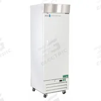 AMERICAN BIOTECH SUPPLY Lab Refrigerator: 16 cu ft, Upright, 1°C to 10°C, 29 3/4 in Overall Dp, Temp (MPN ABT-HC-SLS-16). Key specifications — Door Opening Style: Right; Color: White; Alarm Type: Temperature; Manufacturer Part Number: ABT-HC-SLS-16; Brand: AMERICAN BIOTECH SUPPLY; Product Type: Lab Refrigerator; Door Type: Swing Solid; Refrigerant Type: R-290.