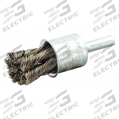 APPROVED VENDOR End Brush: Twisted Stainless Steel, 3/4 in Dia, 0.014 in Fill Dia - Heavy-Cleaning Brushes for Stainless Steel