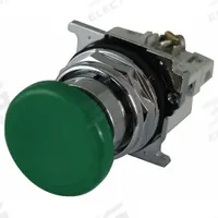 EATON Mushroom Head Push Button: Non-Illuminated, Mushroom Head Profile, Metallic, 30 mm, 2NC (MPN 10250T123-3). Key specifications — Brand: EATON; Action: Momentary; Series: 10250T; Push Button Material Type: Metallic.
