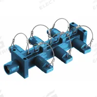 HUBBELL Distribution Block: 6 Female, 1 Male Connections, Blue, 600V AC/600V DC, 400 A, 16 Series (MPN HBL7DBBL). Key specifications — Brand: HUBBELL.