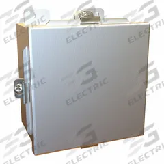 HAMMOND Enclosure: Aluminum, 6 in x 6 in x 4 in, NEMA 12/13/4/4X, w/Panel, Solid Cover, Clamp On (MPN 1414N4ALE). Key specifications — Brand: HAMMOND; Closure Method: Clamps; Enclosure Material: Aluminum; Knockouts: Not Included; Includes Inner Panel: with Inner Panel Included.