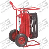 AMEREX Wheeled Fire Extinguisher: 50 lb Extinguisher Capacity, 20A:160B:C, Monoammonium Phosphate (MPN 495). Key specifications — Brand: AMEREX.
