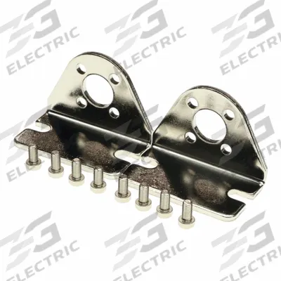 SMC Foot Bracket: Foot Mount Type, Fits 32 mm Bore Dia, Steel - Foot Mounting Brackets