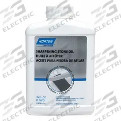NORTON Sharpening Stone Oil: 1 pt (MPN 61463687770). Key specifications — Brand: NORTON; Container Type: Bottle.