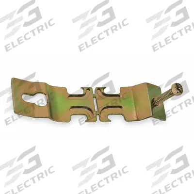 EMT Conduit Angler Clamp: Steel, Electroplated - Angler Conduit & Pipe Clamps