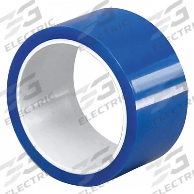 3M Film Tape: 1 in Wd, 10 yd Lg, 2.4 mil Thick, Polyester Film, Silicone - High-Temperature Film Masking Tape
