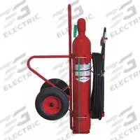 AMEREX Wheeled Fire Extinguisher: 50 lb Extinguisher Capacity, 20B:C, Carbon Dioxide (MPN 333). Key specifications — Brand: AMEREX.