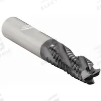 CLEVELAND Roughing End Mill: Cobalt, TiAlN Coated, 4 Flute, Coarse Pitch, 5/8" Mill Dia, 5/8" LOC (MPN C31071)