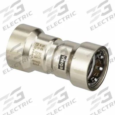 VIEGA MEGAPRESS Transition Coupling: Coupling Body, 1/2 in CTS x 1/2 in Pipe size - Copper & Bronze Press Tube Fittings for Dissimilar Materials