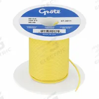 BATTERY DOCTOR Primary Automotive Wire: GPT, 100 ft, 1 Conductor, 20 AWG, Yellow, 60 V Volt (MPN 87-2011). Key specifications — Brand: BATTERY DOCTOR.
