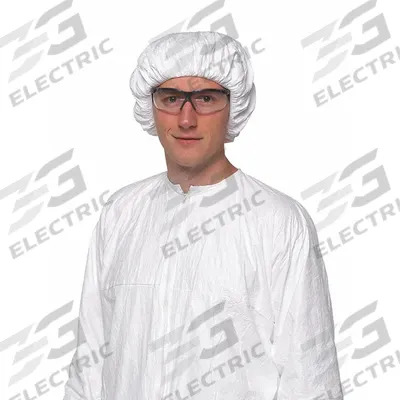 DUPONT Bouffant Cap: ISO 5 (Class 100) and above, Tyvek IsoClean, Clean Processed - ISO 5 Clean-Processed & Sterile Bouffants