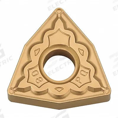 KYOCERA Turning Insert: WNMG431PQ CA515 - Trigon (W) Indexable Turning Inserts