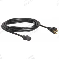APPROVED VENDOR Power Cord: 15 ft Lg, 3/16, 5-15P Plug, C13 Receptacle, SJT, PVC, 13 A Current (MPN 5XFN7ID). Key specifications — Brand: APPROVED VENDOR; Jacket Material: PVC.