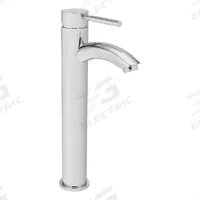 SPEAKMAN Vessel Bathroom Faucet: Neo, Brass, Chrome Finish, 1.2 gpm Flow Rate, Single-Post, Arc (MPN SB-1004-E). Key specifications — Includes: Stainless Steel Inlet Supply Lines; Brand: SPEAKMAN; Series: Neo.