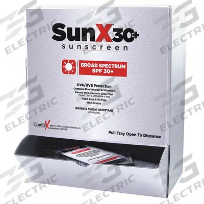 APPROVED VENDOR Sunscreen: 30 SPF, Lotion, 0.004 oz