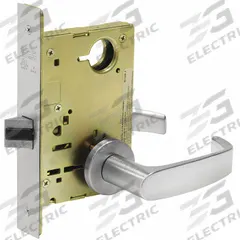SARGENT Door Lockset: Passage Lever Locksets/Storeroom Lever Locksets, Chrome, ADA Compliant (MPN 8215 LNL 26D). Key specifications — Ligature Resistance: Not Ligature-Resistant; Brand: SARGENT; Lockset Function ANSI Code: F01; Visual Indicator Message: No Message; Lockset Style: Non-Cylinder; ADA Compliant: Yes; Finish: Satin Chromium-Plated.