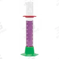 SIBATA Graduated Cylinder: 10 mL, B, To Contain (TC), 0.1 mL Graduation Increments - mL (MPN 2355-10). Key specifications — ASTM Specification: E1272; Brand: SIBATA; USP Specification: Type I; Closure Included: No; Includes: Hexagonal Bumper Guards.