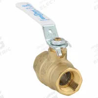 MILWAUKEE VALVE Manual Two-Way Ball Valve: 3/4 in, Brass, Straight, FNPT x FNPT, Full Port Ball Port (MPN UPBA475B 3/4). Key specifications — Brand: MILWAUKEE VALVE; Handle: Lever.