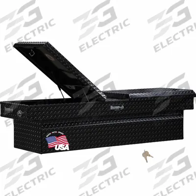 BUYERS PRODUCTS Crossover Truck Box: Crossover Truck Box, Gull Wing Lid Lid, 71 in Overall Wd - Gull Wing Lid Crossover Boxes