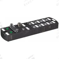 MURRELEKTRONIK Remote I/O: M12 Connector, 8 Digital Inputs, 8 Digital Outputs, 5-Pole A-Coded M12 (MPN 54631). Key specifications — Transmission Type: COM1; Operating Voltage: 24V DC; Protection Features: IP67; Communication Interface: Ethernet/IP; Electrical Connection Type: M12 Connector.