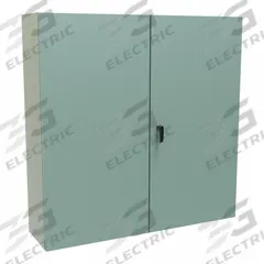 HAMMOND Electrical Enclosure: Steel, 48 in x 48 in x 12 in, NEMA 12/3R, Solid Cover, Hinged (MPN EN4TD484812GY). Key specifications — Brand: HAMMOND; Closure Method: Keyed Handle; Knockouts: Not Included.