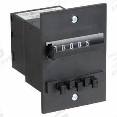 ARO Counter: 4 Digits, Predetermining, 600 Max Counts per Minute, 1/8 in Tube, Metal (MPN 59802). Key specifications — attr947316: ARO; attr947313: Metal.