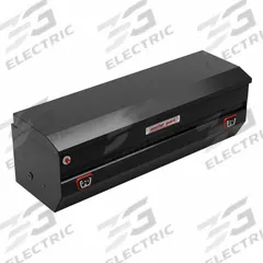 WEATHER GUARD Utility Chest Truck Box: Utility Chest Truck Box, Steel, 20 in Overall Dp, Gloss Black (MPN 635-5-04). Key specifications — Brand: WEATHER GUARD; Color: Gloss Black; Latch Type: Push Button.