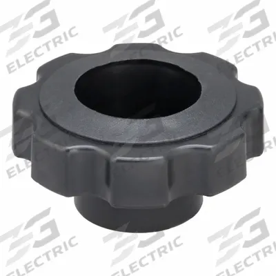INNOVATIVE COMPONENTS Hand Knob: 8 Point, Plastic, M12 Thread, 12 mm Thread Lg - Snap-Lock 8-Arm Knobs