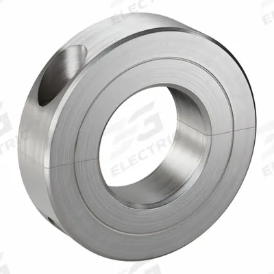 CLIMAX METAL PRODUCTS Shaft Collar: 2-Piece, Inch, Round, Clamp-On, 15/16 in Bore Dia - Stainless Steel Recessed-Screw Shaft Collars