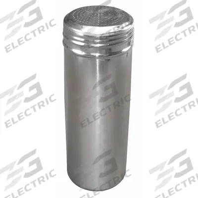 ITI Dredge: 24 oz Capacity, Stainless Steel Body, Silver, Lid Included - Shakers with Tops