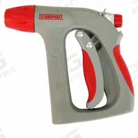 APPROVED VENDOR High Temp Hose Nozzle: Adj Stream, Front Trigger, 100°F Max Temp, Pistol Grip, GHT (MPN 4694). Key specifications — Construction: Hi-Temp Poly.