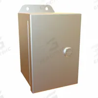HAMMOND Electrical Enclosure: Stainless Steel, 6 in x 4 in x 4 in, NEMA 12/13/3R/4/4X, w/Panel, IP66 (MPN EJ644SS). Key specifications — Brand: HAMMOND; Closure Method: Latches; Enclosure Material: Stainless Steel; Knockouts: Not Included; Includes Inner Panel: with Inner Panel Included.