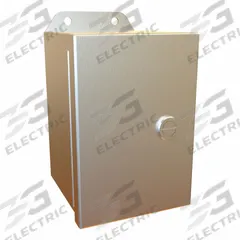 HAMMOND Electrical Enclosure: Stainless Steel, 6 in x 4 in x 4 in, NEMA 12/13/3R/4/4X, w/Panel, IP66 (MPN EJ644SS). Key specifications — Brand: HAMMOND; Closure Method: Latches; Enclosure Material: Stainless Steel; Knockouts: Not Included; Includes Inner Panel: with Inner Panel Included.