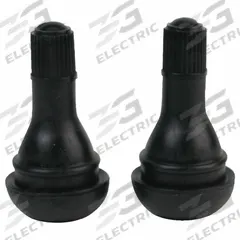 SLIME Tire Valve Stems-TR415 65: Tubeless Tire Valve, Snap-In, 180° Valve Stem Angle, All Tires (MPN 20161). Key specifications — Valve Type: Snap-In; Color: Black; Product Type: Tubeless Tire Valve; Compatible Vehicle Type: All Tires; Material: Rubber; Brand: SLIME.