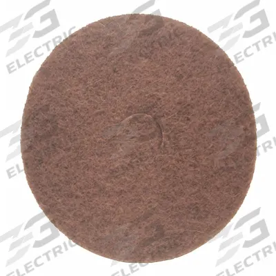 ABILITY ONE Burnishing Pad: Gray, 18 in Dia, Natural Blend, 2,500 RPM Max Speed, Round - AbilityOne Burnishing Pads